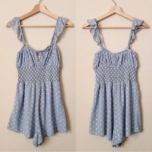 Princess Polly Blue Floral Jumpsuit